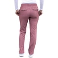 thumbnail image 2 of Adar Pro Pantalon d'Uniforme Ajusté à Jambe Fuselée pour Femmes, Heather Wine, 2X, 2 of 7