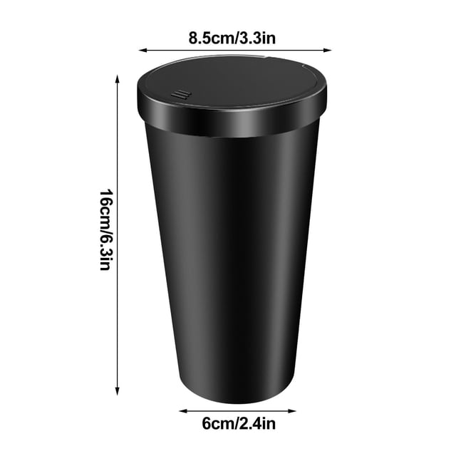 Boîte de Rangement pour Poubelle de Voiture Boîte de Rangement Multifonctionnelle à Ouverture par Pression Adaptée à Divers Scénarios de Boîte de Rangement pour Voiture