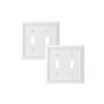 thumbnail image 1 of DEWENWILS Decorative Light Switch Plate Cover, Metal Toggle Light Switch Wall Plate, 2-Pack, 1 of 4