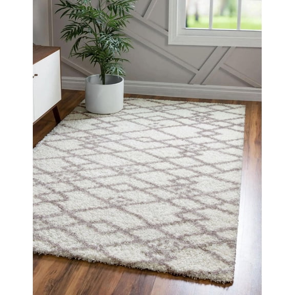 Tapis ECARPET Moderne de Luxe à Poils Longs pour Salon, Chambre à Coucher, Super Doux et Pelucheux