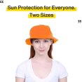 thumbnail image 2 of ORUYROP Unisex Washed Cotton Bucket Hat Summer Outdoor Cap, 2 of 6