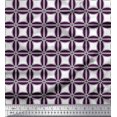 thumbnail image 1 of Soimoi Velvet Fabric Semi Circle & Square Geometric Decor Fabric Printed Yard 58 Inch Wide, 1 of 3