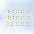 thumbnail image 2 of MasteelfCA 200 Pcs Anneaux à Ressort Dorés 7x6 mm Boucle de Sac Cercle Fendu Anneaux de Porte-Clés en Acier Inoxydable, 2 of 7