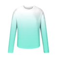thumbnail image 4 of RXIRUCGD Haut Imprimé Dégradé pour Homme, Haut/chemise Décontracté à Manches Longues à Col Rond, Multicolore, Taille : 4TG, 4 of 5