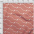 thumbnail image 3 of oneOone Polyester Spandex Red Fabric Abstract Dress Material Fabric Print Fabric By The Yard 56 Inch Wide, 3 of 4