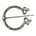 thumbnail image 4 of Broche en Spirale Penannulaire Rétro Foulard Châle Épingle Antique 3, 4 of 6