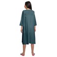 thumbnail image 4 of Moomaya Robe de Nuit d'Allaitement en Coton pour Femmes, Unie, à Col Rond, 4 of 6