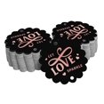 thumbnail image 1 of Inkdotpot Rose Gold Foil Paper Hang Tags Let Love Sparkle Wedding Favor Tags 50 Piece, 1 of 6