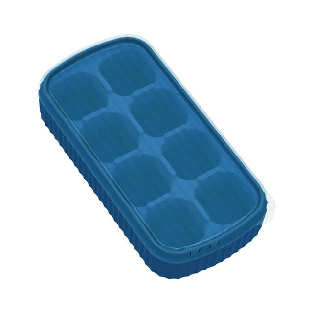 Meitianfacai Bac à Glaçons Moule à Glace, Moules à Glace avec Couvercle Outil Ménager de Broyage de Glace Boîte à Glace Machine à Glace de Qualité Alimentaire Moules à Glace