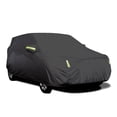 thumbnail image 1 of Housse de Voiture Housses Complètes avec Bande Réfléchissante Protection Solaire Housse Antipoussière et Imperméable Résistante aux Rayures pour 4x4/VUS Voiture d'Affaires, 1 of 7