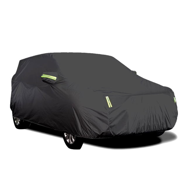 Housse de Voiture Housses Complètes avec Bande Réfléchissante Protection Solaire Housse Antipoussière et Imperméable Résistante aux Rayures pour 4x4/VUS Voiture d'Affaires
