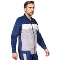 thumbnail image 4 of Men's 2-Piece Tracksuit Coral Blocks Jogger Track Jacket & Trackpants Jogging Suit Outfit, 4 of 5