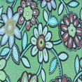 thumbnail image 1 of Ahgly Tapis d'Intérieur Lavable en Machine Carré Turquoise Vert, 6 Pieds Carré, 1 of 7