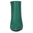 thumbnail image 2 of BLISSFUL STEP Women's Pointed Toe Zipper Stiletto Heels Ankle Boots, 2 of 6