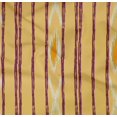 thumbnail image 4 of oneOone Popeline en Coton Biologique Sergé Tissu à Rayures Imprimé Ikat BTY 42 Pouces de Large, 4 of 4