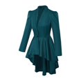 thumbnail image 4 of Manteau Queue-de-Pie Gothique Médiéval à Manches Longues pour Femmes Grande Taille Vêtements Gothiques pour Femmes Veste Rétro pour Robe Gothique Noire pour Femmes Robe Gothique et Spectacles Grande Taille Vêtements Gothiques pour Femmes, 4 of 7