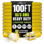 100 ft. 10/3 SJTW Lighted End Heavy Duty Extension Cord (100 ft.)