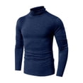 thumbnail image 1 of Chandail à Col Roulé Automne/hiver pour Hommes, Couleur Unie, Manches Longues, Couche de Base, 1 of 1