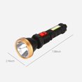 thumbnail image 3 of Dvkptbk Lampe de Poche à Main Lampe de Poche Led Extérieur Longue Portée Lampe de Poche Portable Rapide avec Lumières Latérales Cob Lampe de Poche Camping et Randonnée, 3 of 8