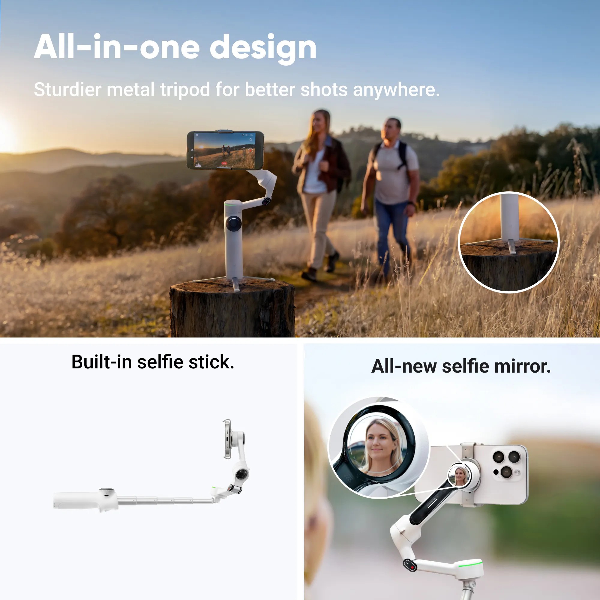 Insta360 Flow 2 Pro Smartphone Gimbal - Grey (CINSABQB_FLOW203)