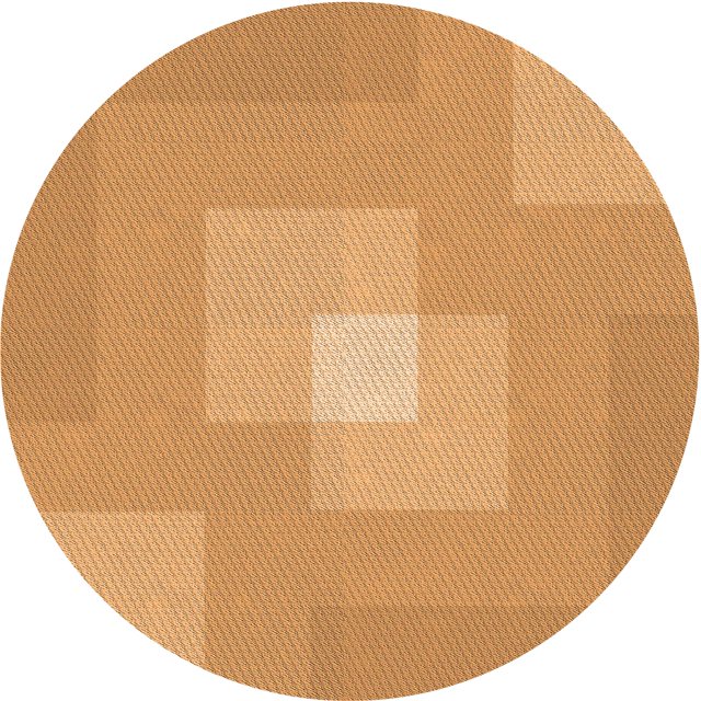 Ahgly Company Tapis Rond Lavable en Machine Intérieur Transitionnel Orange Néon, 8 Pieds Rond
