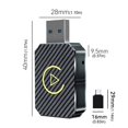 thumbnail image 2 of MesaSe Adaptateur Sans Fil Carplay Android Auto 2 en 1 Mini Boîte Plug&Play Dongle Sans Fil, 2 of 9