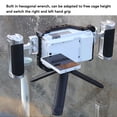 thumbnail image 3 of Side Handle Grip For Camera Cage, Universal Aluminum Alloy Up And Down Adjustable Handle Grip With 1 / 4 Thread Cold Shoe Mount For Photography DSLR Camera, 3 of 8