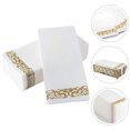 thumbnail image 3 of SHISUYAN Golden Disposable Dinner napkins Wood Pulp for Decor Add Festive Atmosphere to Parties Banquets 25Pcs, 3 of 7