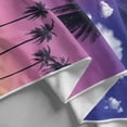 thumbnail image 4 of Palm Tree Print Microfiber Beach Towel, 30x60 Inch Quick-Dry Sandproof Towel for Summer, 4 of 4