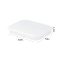 thumbnail image 3 of Vrorvz Removable Compartment Food Storage Container with Lid Snack Organizer for Refrigerator Kitchen Pantry and Office Multi Purpose Portable Lunch Box Vegetable Tray, 3 of 8