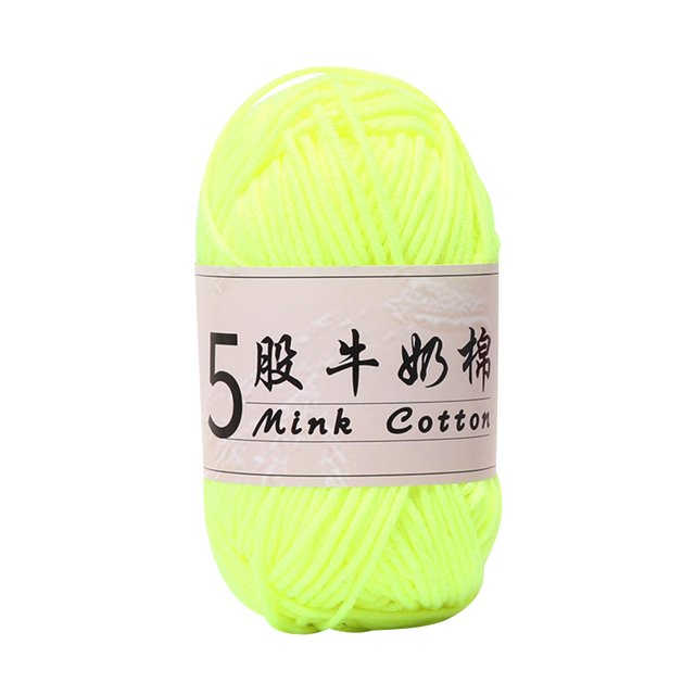 Birdeem 5 Strands Milk Cotton Doll Crochet Diy Knitting Thread Baby Sweater Wool Ball