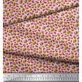 thumbnail image 3 of Soimoi Modal Satin Fabric Coke & Burger Food Print Fabric by Yard 42 Inch Wide, 3 of 3
