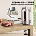 thumbnail image 2 of KFFKFF Sausage Filler, 2.5LBS/1.5L Volume, 304 Grade Stainless Steel Vertical Sausage Maker, Sausage Injector with Trio of Filling Tubes, Stable Base and Hand Operated Crank for Domestic or Business, 2 of 9