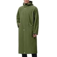 thumbnail image 3 of Frostluinai Manteau de Pluie Long pour Homme Coupe-Vent Imperméable Léger Pliable Course Randonnée Cyclisme Golf Manteau de Pluie avec Capuchon, 3 of 10