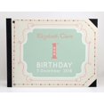 thumbnail image 3 of Darling Souvenir Green Geometric Frame Printed Hardbound Cover PersonalizedGuestbookFor Birthday PartyGuestSign InBookRegistry-9 x 12 Inches, 3 of 5