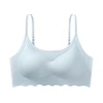thumbnail image 4 of Yuyuzo 2 Pack Wireless Bras for Women Adjustable Spaghetti Strap Smoothing Seamless Everyday Bras, 4 of 6