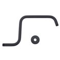 thumbnail image 2 of Shower Head Extension Arm, Stainless Steel S Shape Shower Arm with Flange, In Wall Installation Extension Shower Arm Shower Head Riser Pipe Shower Arm Extender for Bathroom, 2 of 7