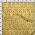 thumbnail image 3 of oneOone Georgette Viscose Yellow Fabric Florals Sewing Craft Projects Fabric Prints By Yard 42 Inch Wide-ADS, 3 of 4
