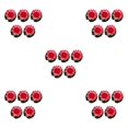 thumbnail image 1 of Wweixi 5pcs/set Artificial Lotus Realistic Appearance Easy To Clean Long-lasting peach red 5Set, 1 of 6