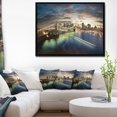 thumbnail image 3 of Design Art New York Sous Un Ciel Nuageux  Sur Toile Encadrée, 3 of 5