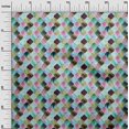 thumbnail image 2 of oneOone Cotton Poplin Fabric Textured Moroccan Geometric Decor Fabric Printed BTY 42 Inch Wide, 2 of 4