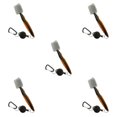 thumbnail image 2 of Redempat Stainless Steel Golf Club Brush Portable Solid Color Shoe Brushes Orange with Lid 5Set, 2 of 6