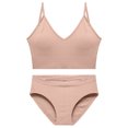 thumbnail image 4 of Womens Lace Bralettes Seamless Bra Feature V-Neck Push-up Bra Style W-785 Pinks L, 4 of 4