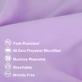 thumbnail image 3 of PiccoCasa 2 Pcs Body Pillowcases Microfiber Envelope Long Pillowcover, King Lilac, 3 of 8