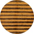 thumbnail image 1 of Ahgly Company Indoor Round Abstract Red Brown Oriental Area Rugs, 4' Round, 1 of 6