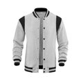 thumbnail image 1 of Cardigan Décontracté à Fermeture Éclair pour Homme avec Col Montant et Manches Longues, 1 of 6