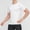White, variant on Men's Compression Shirt, Workout T-Shirt with Elastic Fabric, Fitness Top for Gym and Casual Wear