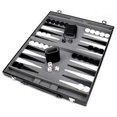 thumbnail image 1 of Classic Board Game with Leather Case Folding Board,Gift Package,Portable Travel Strategy Backgammon Game Set for Adults, 1 of 5