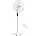 thumbnail image 1 of HOMCOM Height Adjustable Pedestal Fan Oscillating Standing Fan with Remote, 1 of 10