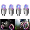 thumbnail image 1 of 4pcs Car Auto SUV Wheel Tire Tyre Air Valve Stem LED Light Caps Cover Accessories, 1 of 4